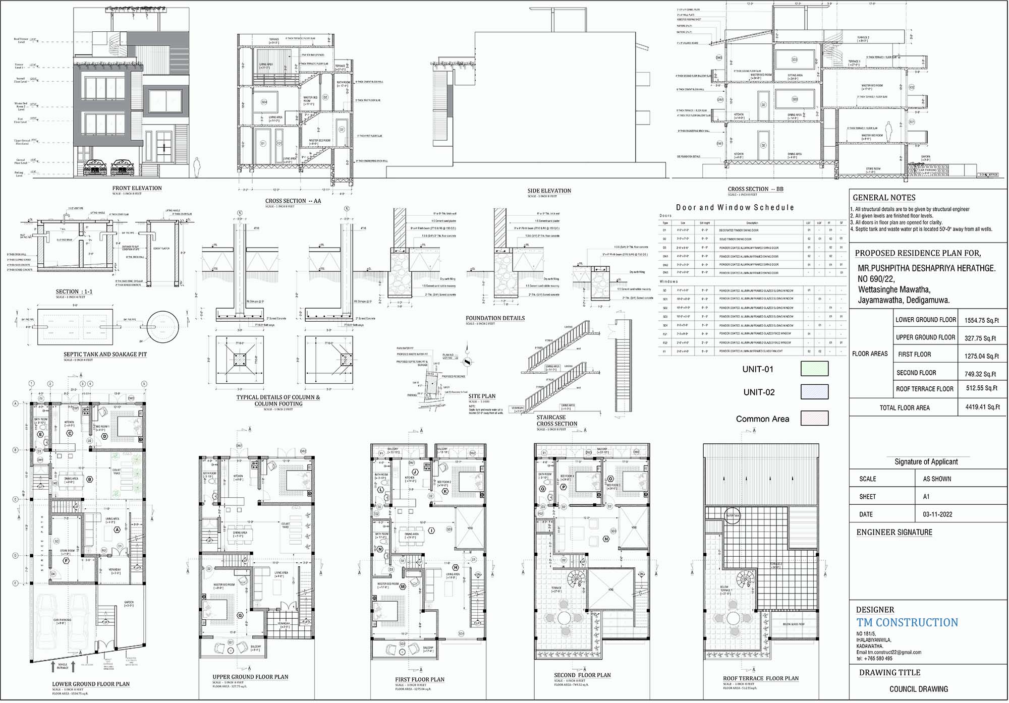 Architectural council drawing 