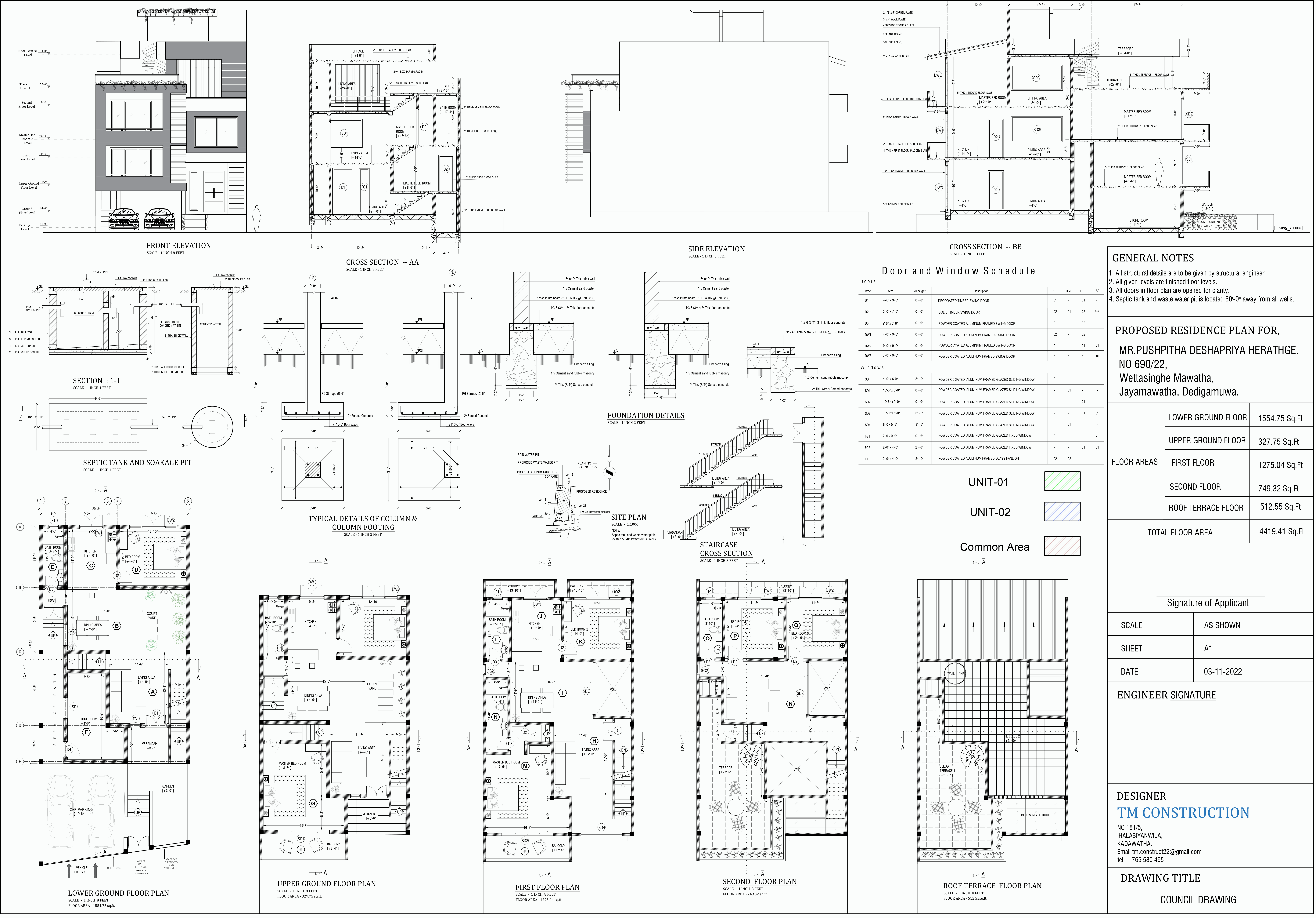 Architectural Council Drawings